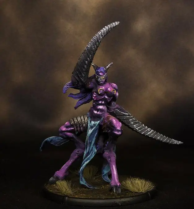 

Seza Death Abhorrent Mierce Miniatures 60mm Demon Lady PAINTED (commission)