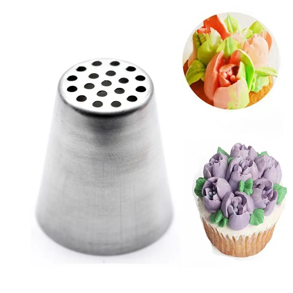 

LINSBAYWU Russian Nozzle Tulip Icing Piping Nozzles Cake Decoration Tips Baking Pastry Tools DIY Sugarcraft Cupcake Dessert Tool