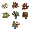 10 pièces Six faces 12mm acrylique Transparent Cube rond coin Portable Table jeux de jeux à boire dés ► Photo 2/6