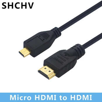 

Raspberry Pi 4 Micro HDMI to HDMI Cable 1.5M Glod-plated Cable Adapter for Raspberry Pi 4 Model B for HDTV Mobile Phone Tablet
