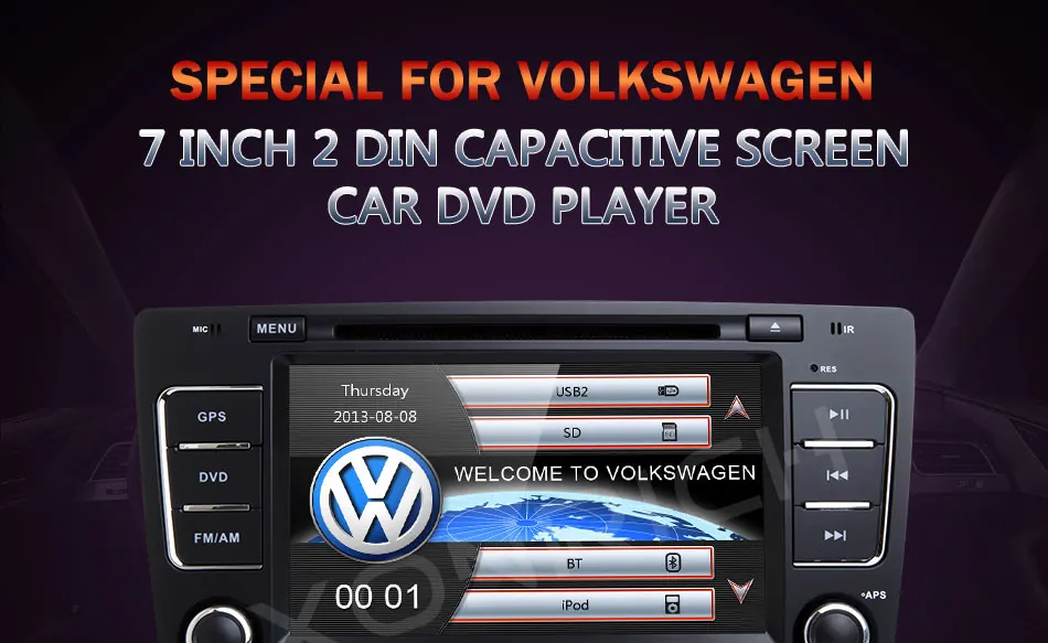 Top AutoRadio 2 Din Car DVD Player For Skoda Octavia A 5 A5 2 3 Yeti 2008 2009 2010 2011 2012 2013 2014 Multimedia GPS Navigation 0