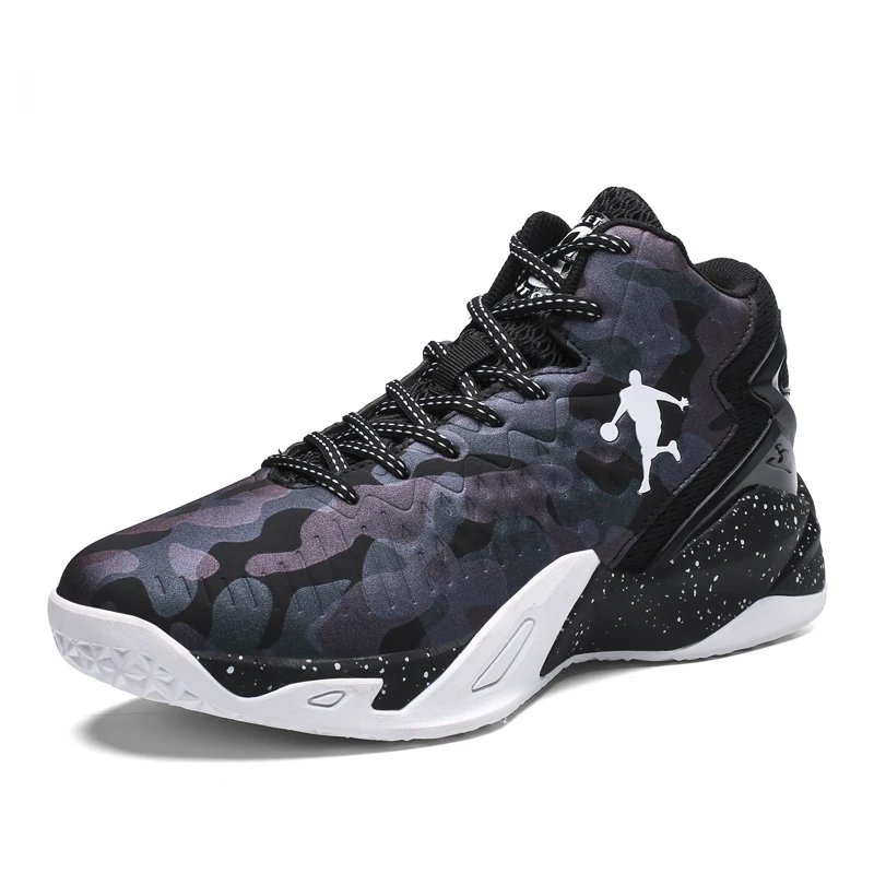 

Man Women Basketball Shoes Light Sneakers Outdoor Sports Lace Up Male Trainer Black Red Comfortable Men Soft Trainer