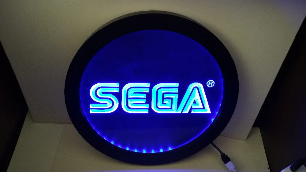 sega man cave RGB led MultiColor the wireless control beer bar pub club neon light sign Special gift | Дом и сад