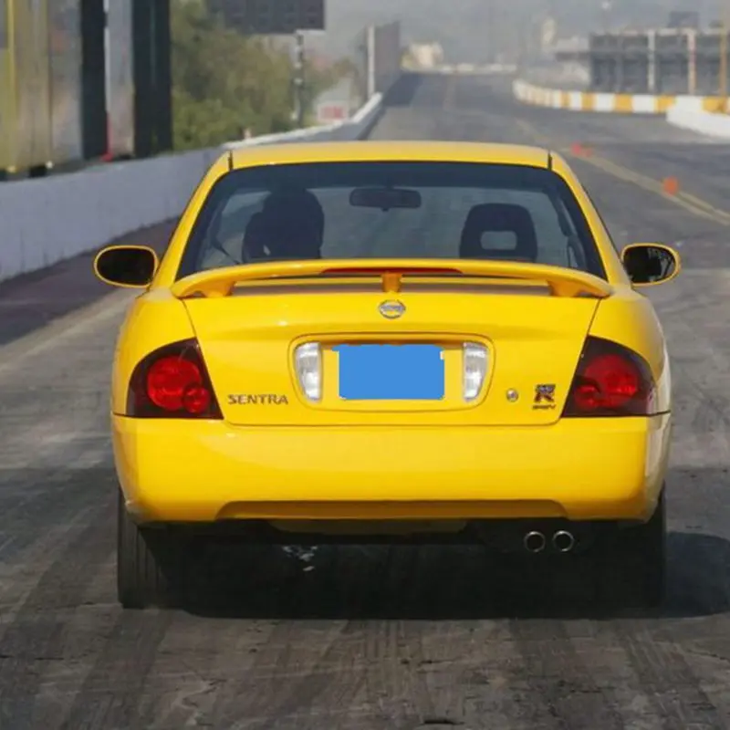 

For Nissan Sentra 2000 ABS Material Rear Spoiler Primer Color Press The Tail Car Wing Decoration