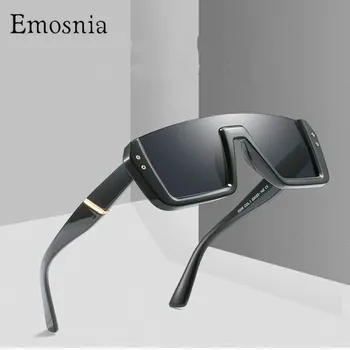 

Emosnia 2019 New Fashion Square Sunglasses Women Personality Semi-Rimless Sun Glasses Cool Big Frame Eyewear Men UV400 Oculos