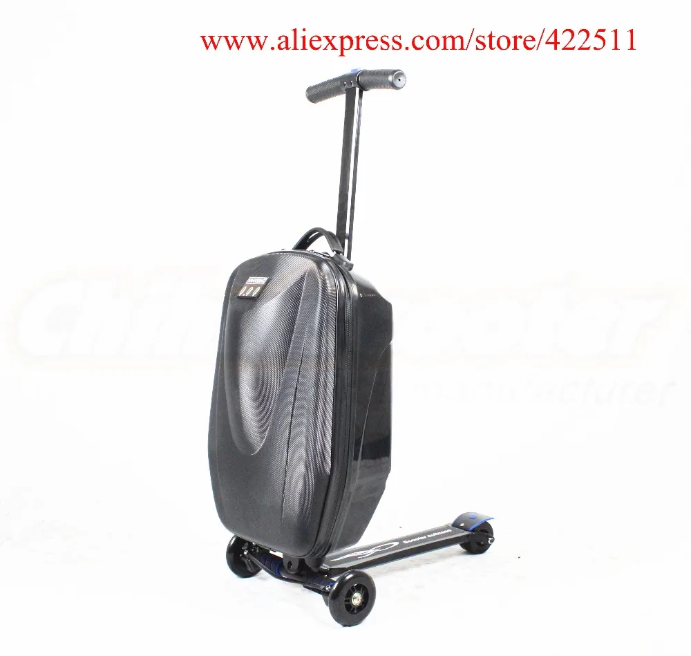 Новая 2" сумка в виде скутера 21 дюймов чемодан скутер PC дорожная тележка(Запчасти для скутеров и аксессуаров