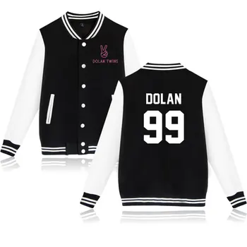 

Dolan Twin 99 fashion hip hop sports Baseball Jacket men women harajuku Hoodies Sweatshirts casual Long Sleeve Jackets coat tops