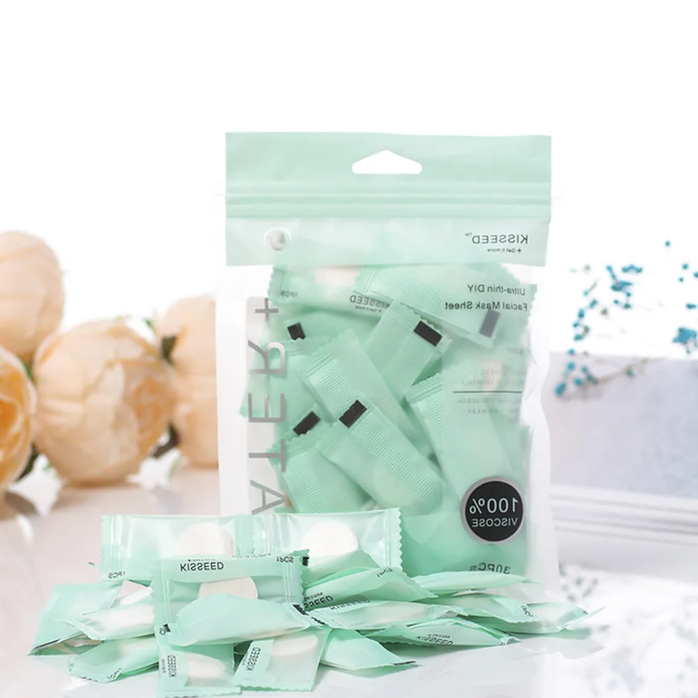 30pcs/pack Compressed Face Mask Paper Natural Skin Care Wrapped Masks Disposable Towel Makeup Beauty Tool | Красота и здоровье