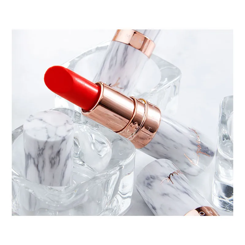 Новая мраморная бархатная матовая губная помада пигмент Nude Rouge A Levre водостойкая