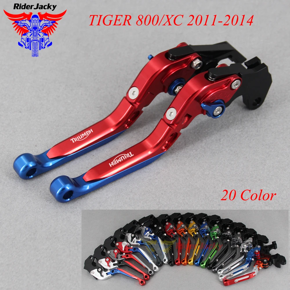 CNC Extendable Foldable Motorcycle brake Clutch Levers For Triumph