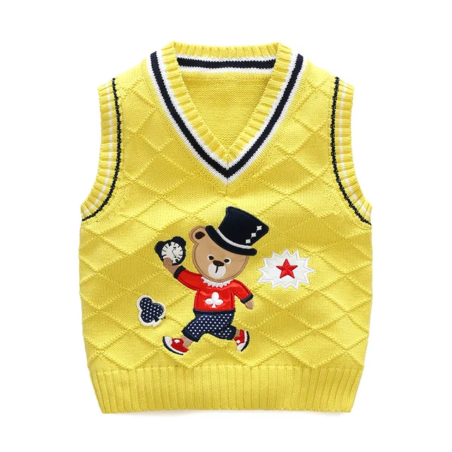 High Quality Baby Boys Knitted Vest For Girls Clothes Soft Cotton
