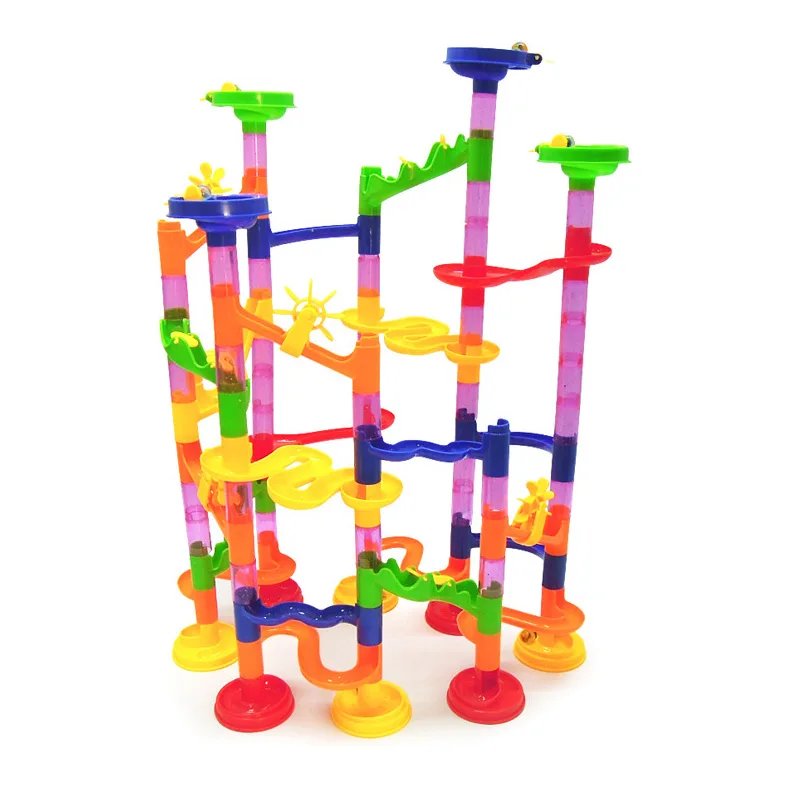 

105pcs BOHS Marble Run on Labyrinth Track Game Model Building Toy