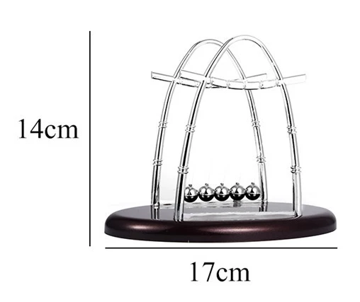 Newtons Колыбель искусство баланс мяч физика маятник наука Волна Офисный стол Декор креативный подарок развивающие игрушки Лидер продаж - Цвет: Small D