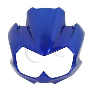 

ABS Blue Upper Front Fairing Cockpit Mask For Kawasaki Z750N Z 750N 04-06 2005 Motorcycle Accessories