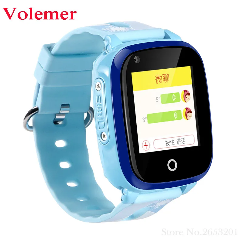 

Volemer Kids Smart Watch Waterproof 4G Remote Camera GPS WI-FI DF33 Children Students Wristwatch SOS Video Call Monitor Tracker