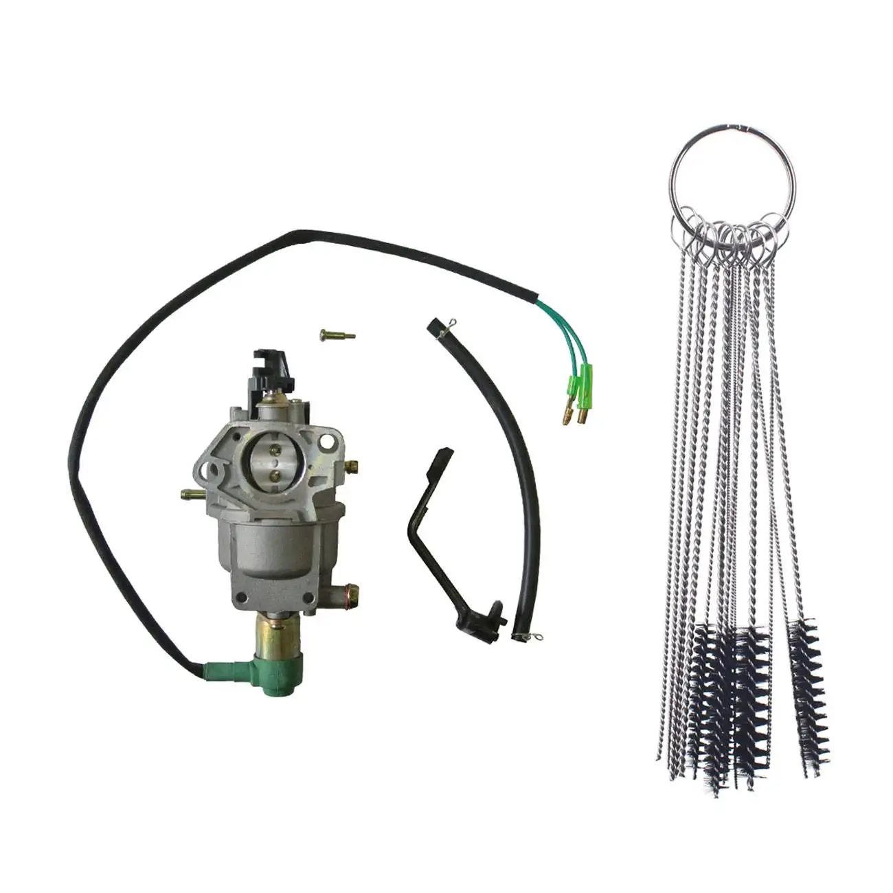 carburetor & cleaning brush for Honda GX390 GX340 CHINESE 182F & 188F