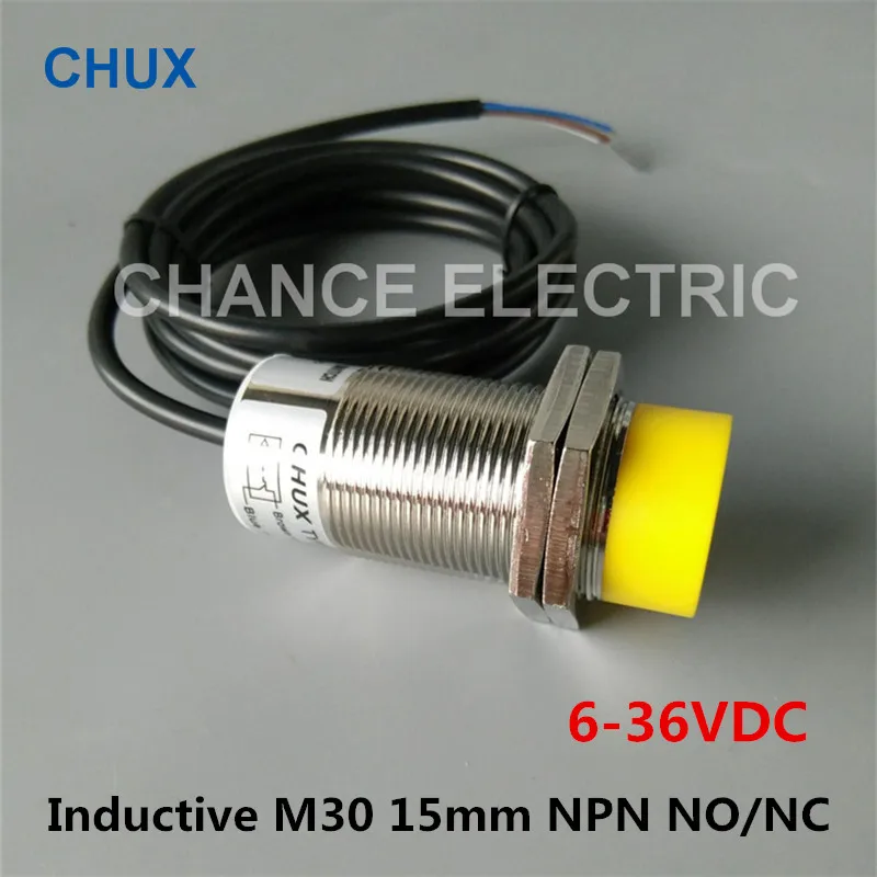 Индуктивный датчик приближения s переключатель NPN M30 NO/NC DC6-36V 3 провода