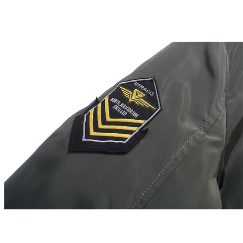 Men Tace & Shark Brand Embroidery Bomber Jacket Tactical Military Parka Men Streetwear New Fashion Thicken Thermal Pilot Jacket Men Tace & Shark Brand Embroidery Bomber Jacket Tactical Military Parka Men Streetwear New Fashion Thicken Thermal Pilot Jacket