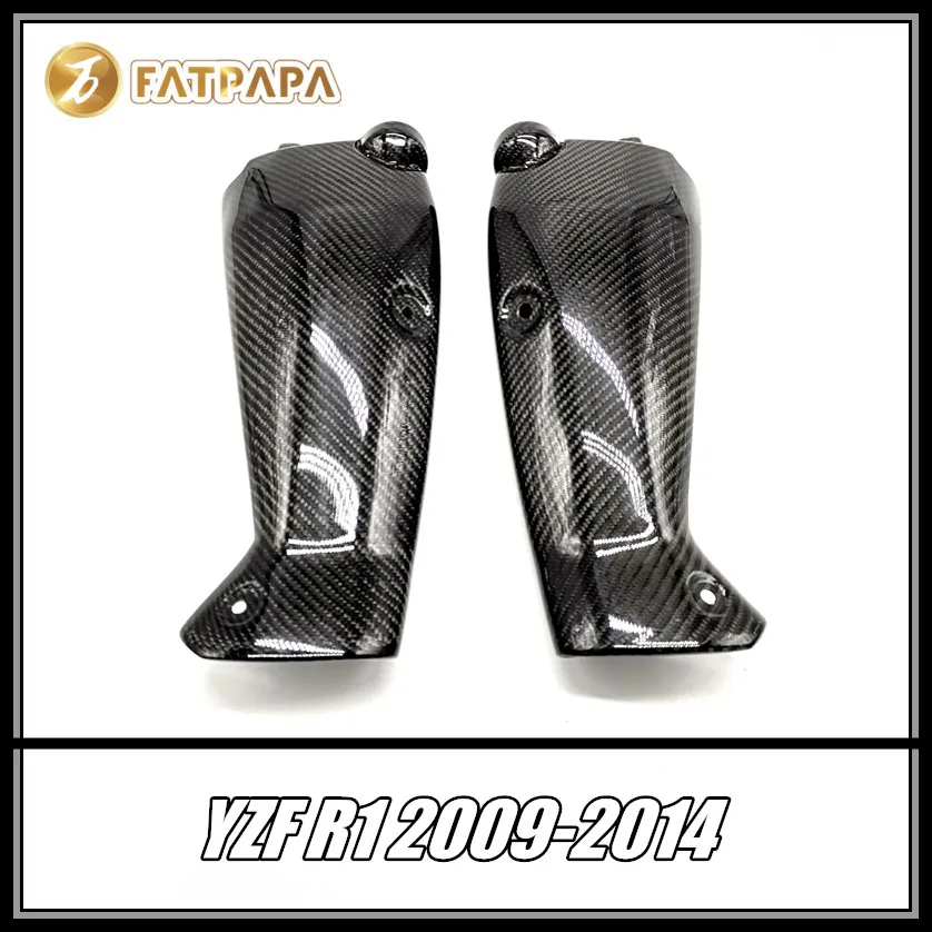 

FOR Yamaha YZF R1 2009-2014 Motorcycle Parts Fairing Carbon Fiber Side Panel KUIP Intake Both Sides Head Tube Side Cover