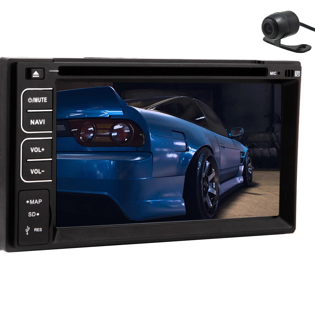 Cheap MP3 MP5 Radio Car DVD Player EQ 8GB GPS Map Auto win8 Audio In Deck Video Logo Stereo Autoradio BT USB Music 2 Din 10