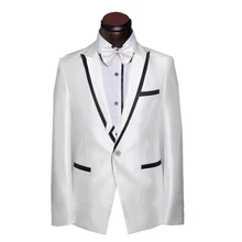 Костюм homme жениха Пром белый костюм смокинг Для мужчин Костюмы свадебные Slim Fit костюмы классические Бизнес костюм Для мужчин s пальто