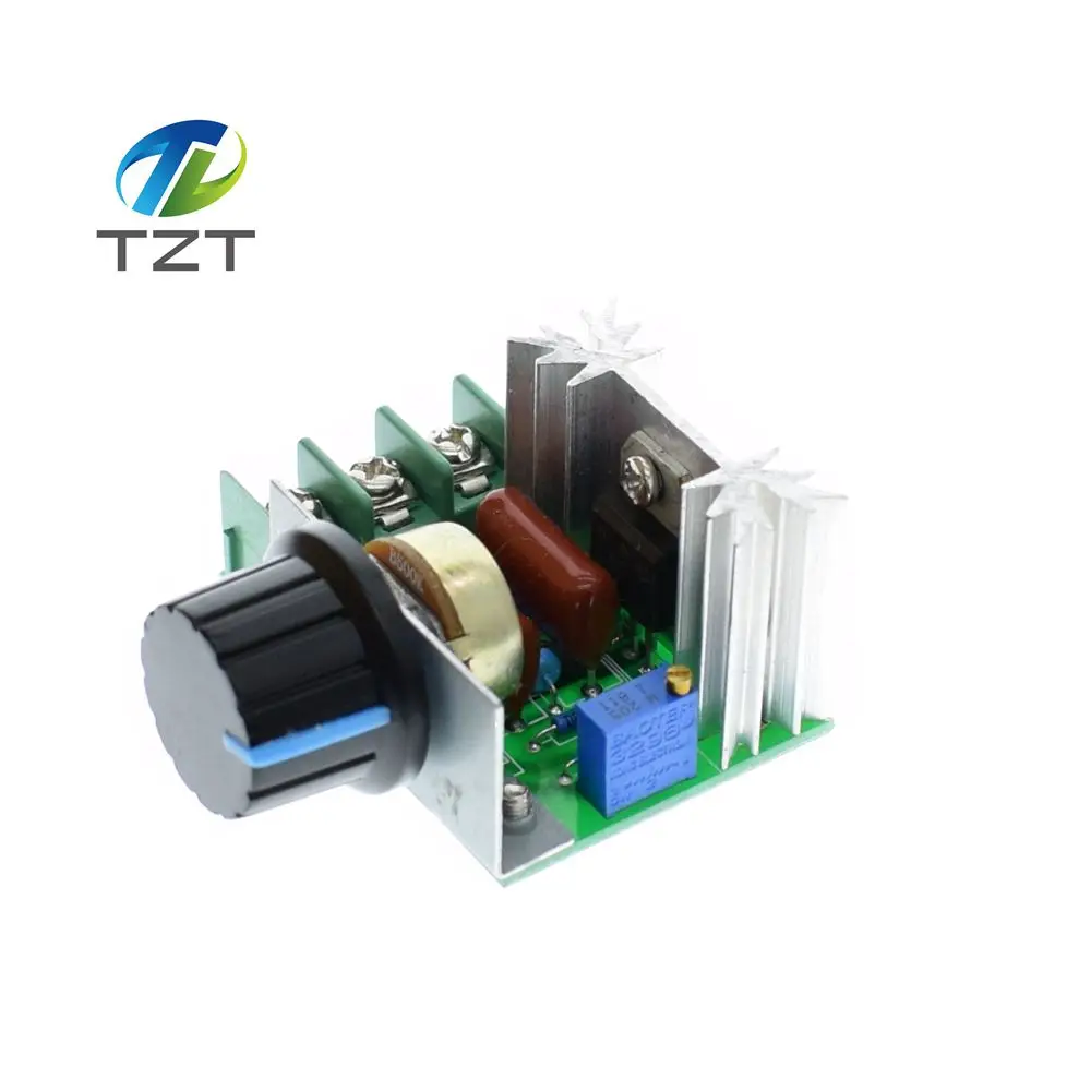 

1pcs AC 220V 2000W SCR Voltage Regulator Dimming Dimmers Speed Controller Thermostat