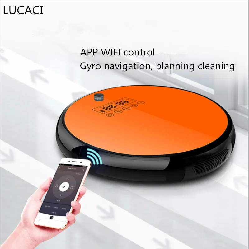 

APP WIFI Control 1200Pa Vacuum Control Cleaner Robot Floor Vacuum Cleaning Robot