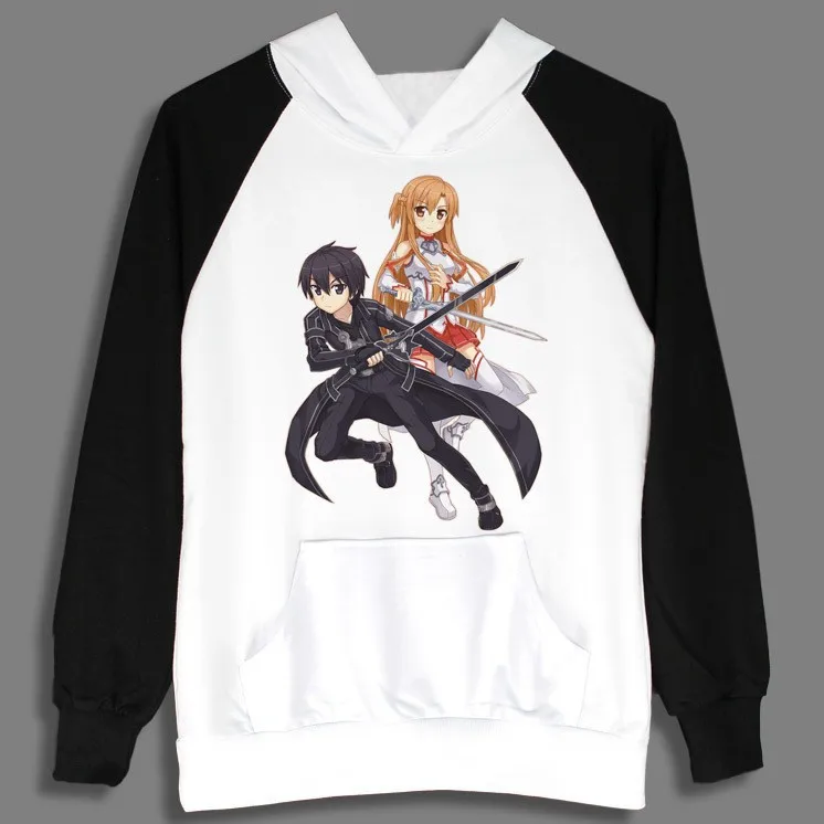 Anime Sword Art Online Kirito Kazuto Kirigaya Cosplay Hoodie Scouting