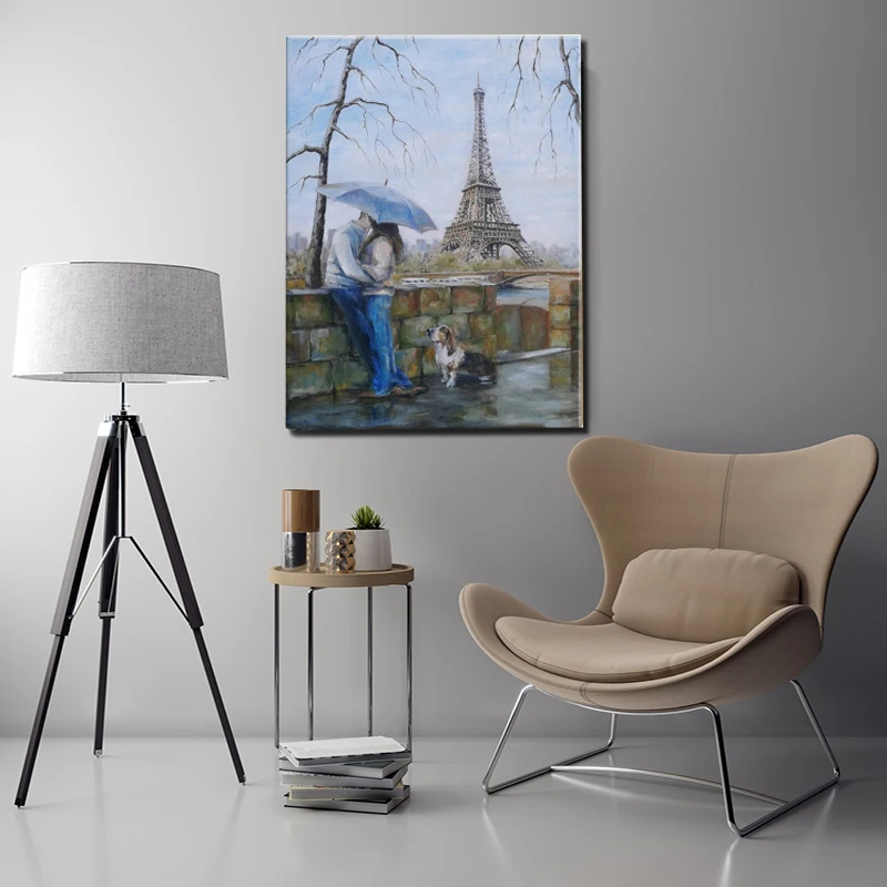 

Pictures By Numbers Couple In The Rain Digital Painting DIY Drawing Canvas Painting For Living Room Decoration Art Oil Picture