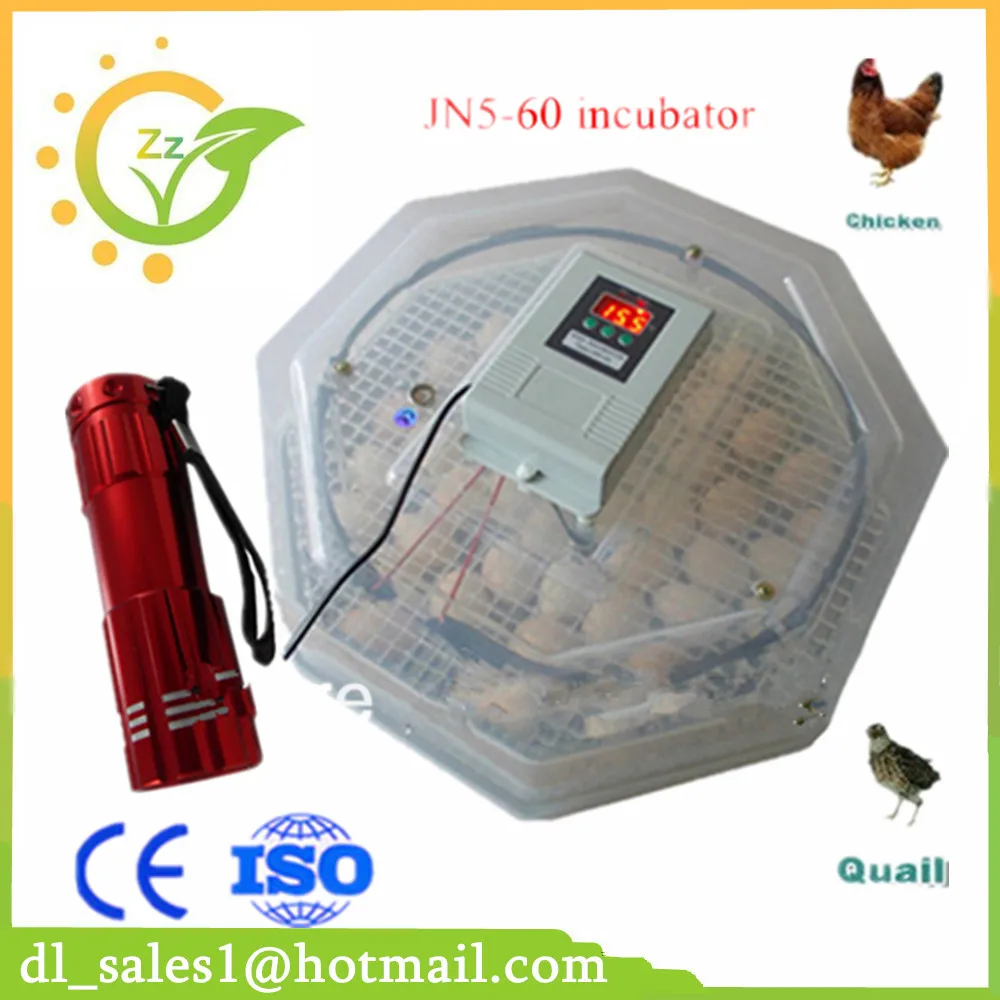 

CE Approved Wholesale 220V 60 Eggs Incubator Temperature Controller Full Digital Incubator