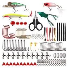 Hyaena 120 шт. набор инструментов для рыболовных снастей для пресноводного карпа рыболовная приманка распределительная Платина с коробкой