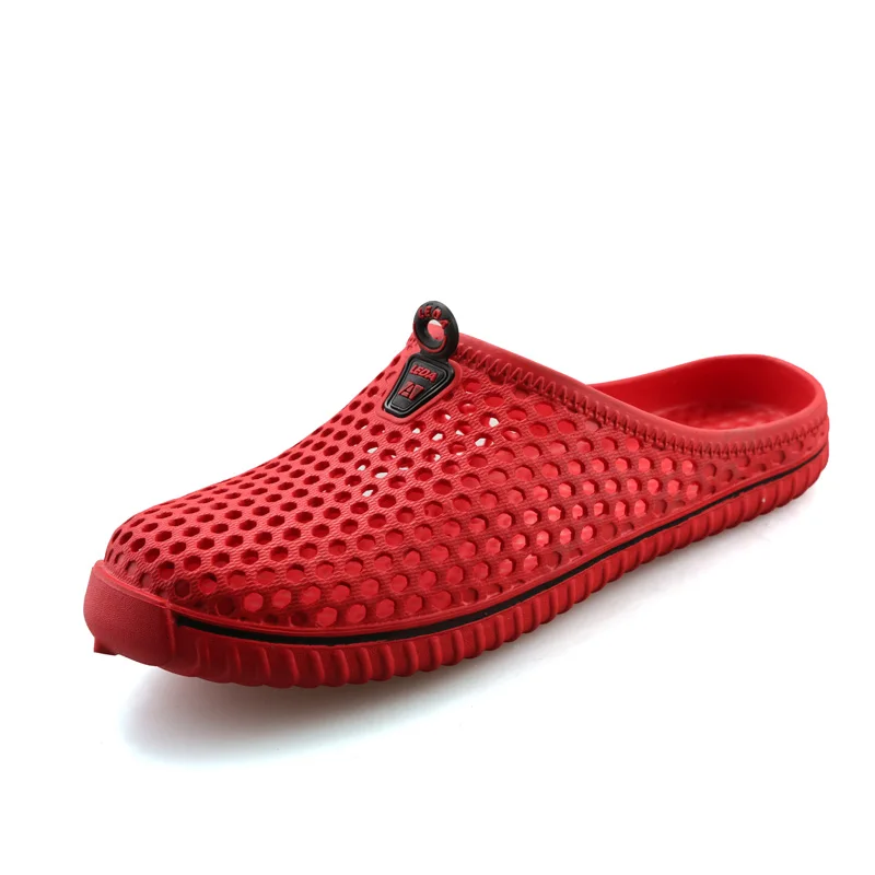 Женская и мужская водонепроницаемая обувь; летняя дышащая пляжная обувь для плавания; Легкие уличные спортивные кроссовки; zapatos deportivos mujer; 45 - Цвет: Red B