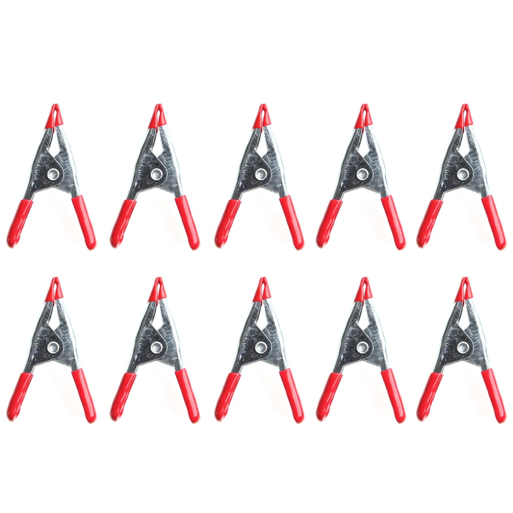 

10PCS Metal Spring Clamps 2" Clip Soft Plastic Tips Grip Photos Craft G08 Great Value April 4