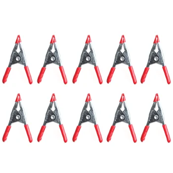 

10PCS Metal Spring Clamps 2" Clip Soft Plastic Tips Grip Photos Craft G08 Great Value April 4