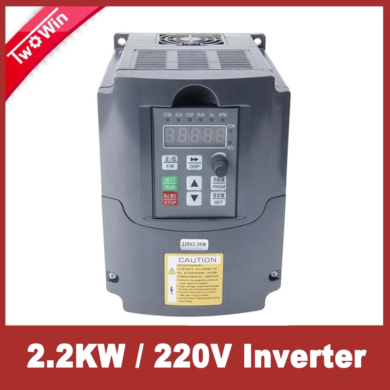 Frequency Drive VFD Inverter  2 2KW 220V 1HP Inverter  