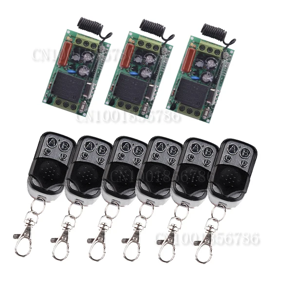 

AC220V 10A 1CH wireless remote switch smart home automation control universal gate FREE Shipping