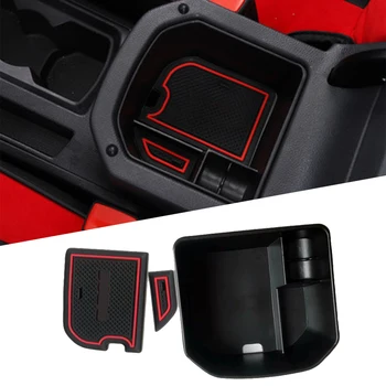 

For VW Volkswagen T-ROC 2017 2018 Interior Decoration Console Armrest Storage Box Container Car Styling Left Hand Drive