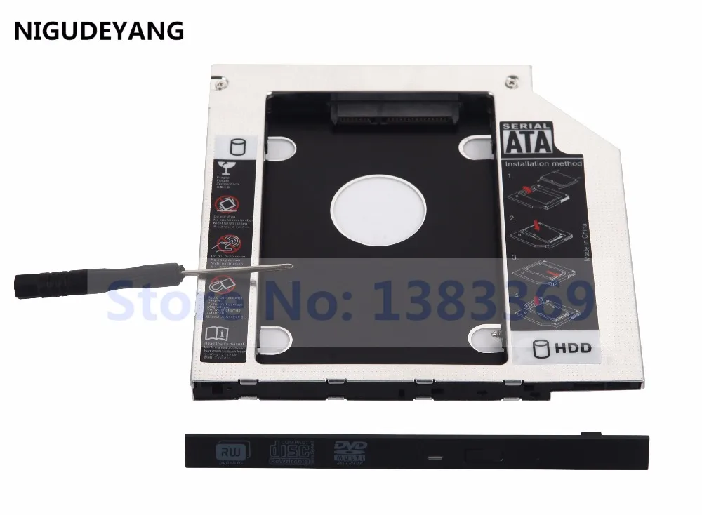 NIGUDEYANG 2nd HDD SSD жесткий диск Caddy адаптер для Acer Aspire E1 522 532 572|caddy adapter|2nd hdddrive caddy |
