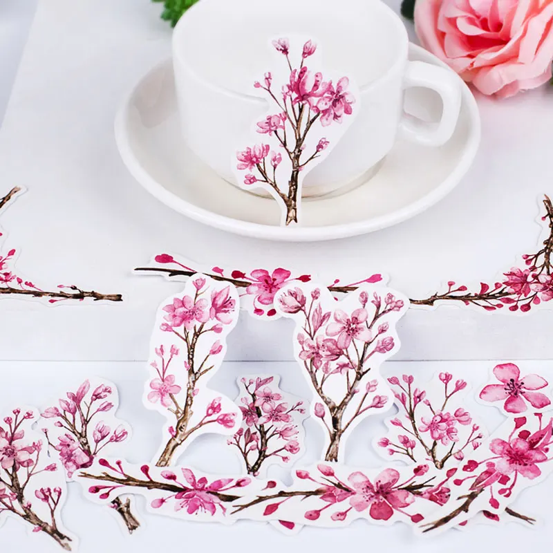 15/упаковка милые Cerasus Kawaii вишня Скрапбукинг наклейки s DIY Craft Decoracion пуля журнал фотоальбомы украшения Стикеры