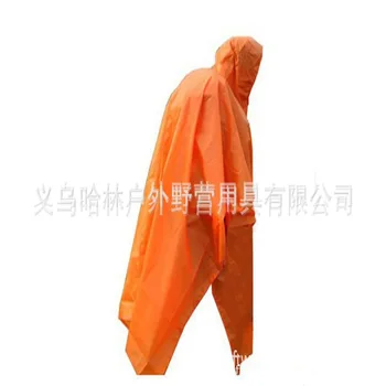 

1pcs Adult Emergency Waterproof Hood Poncho Travel Camping Must Waterproof Coat Unisex