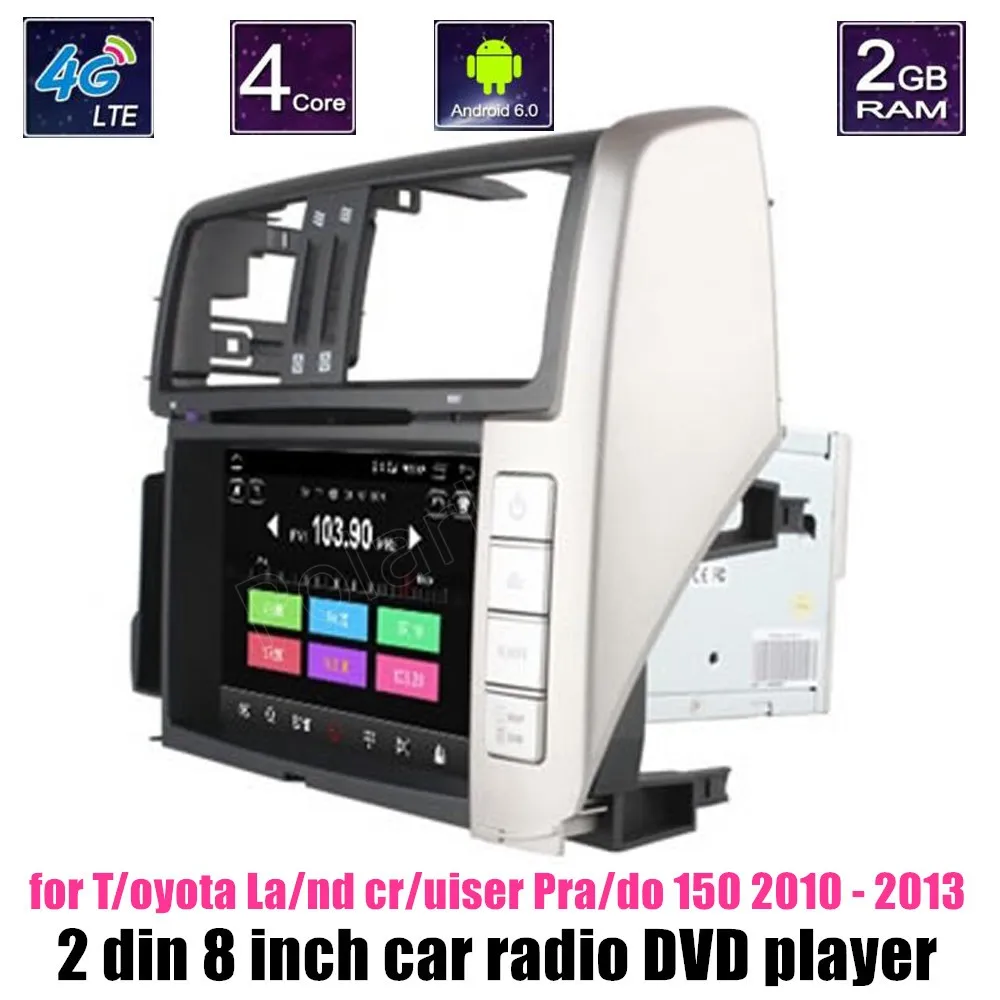 8 inch 2 din Quad Core 1024 600 Android 6 0 Car DVD font b GPS
