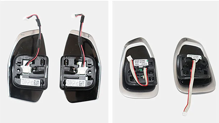 

For Audi A1 A3 A4 A5 A6 A7 A8 Q3 Q5 Q7 Tiptronic black high-gloss chrome Steering Wheel Shift Paddle