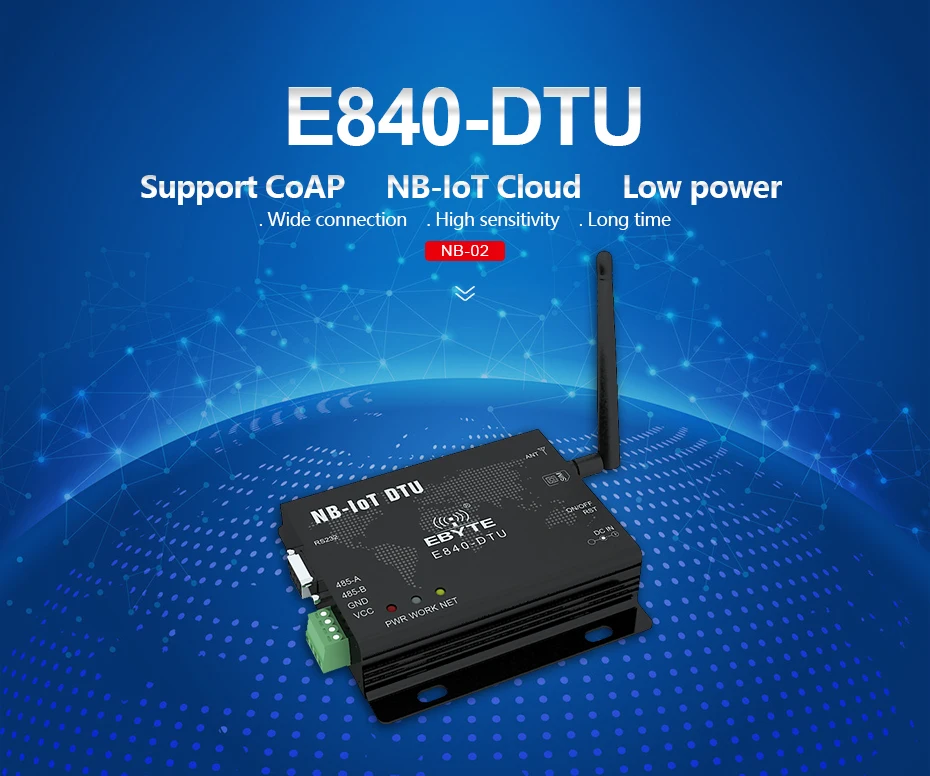 E840-DTU(NB-02) NB-IoT RS485 RF Transceivers (8)