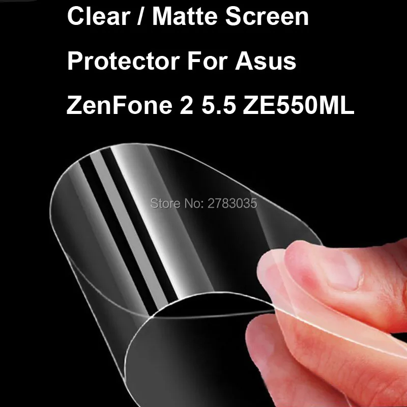 

HD Clear / Anti-Glare Matte Screen Protector For Asus ZenFone 2 5.5 ZE550ML ZE551ML 5.5" Protective Film Guard W/ Cleaning Cloth