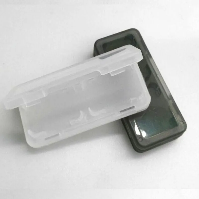 4 слота жесткий Пластик Momery игровые карты Carry Storage Box Защитный чехол держатель для