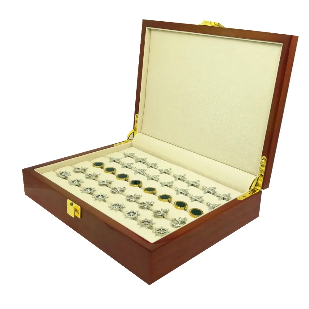 

Cufflinks Gift Box High quality wooden box Capacity Cufflinks box High Quality Painted Wooden Box Authentic 240*180*55mm