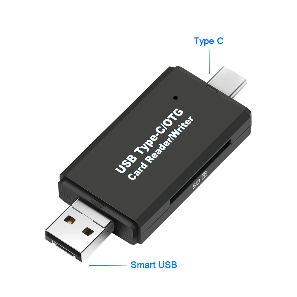Rocketek USB 2 0 мульти считыватель карт памяти OTG Тип c android адаптер кардридер для micro SD/TF