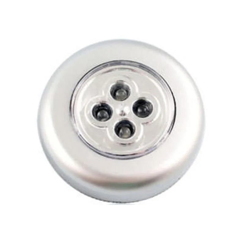 4 LED Touch Lamps Night Light Home Kitchen Under Cabinet Closet Push Stick On Lamp Touch Light #3F22 (8)