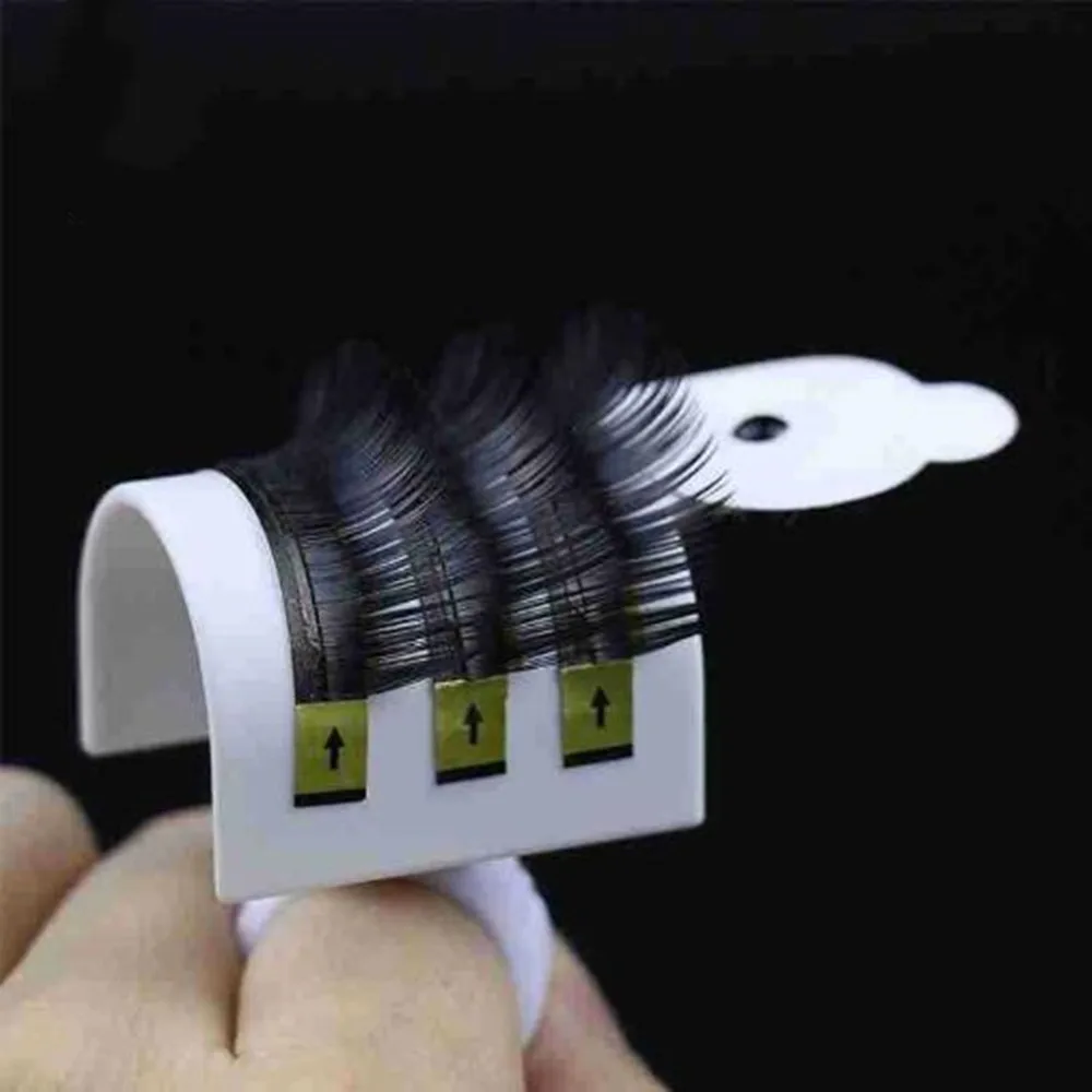 

Neflyonlashes U Band Lash Device Strips Holder Ring with Glue Plate Adhesive Eyelash Pallet Holder Eyelashes Extension Tools