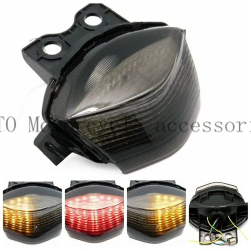 Светодиодный задний фонарь, фонарь с указателями поворота для Kawasaki Ninja 650R EX650 ER6N ER6F, Φ 2006 2007